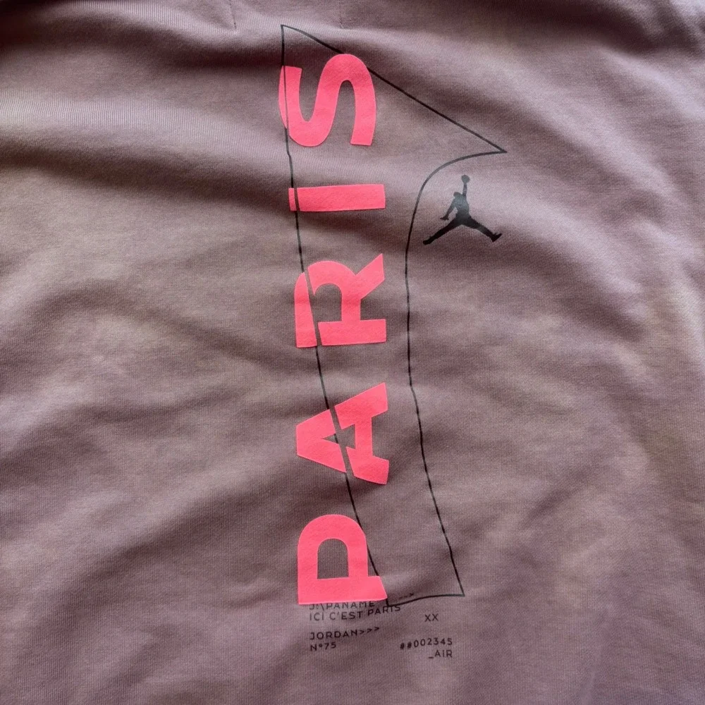 Jordan x PSG Paris Saint-Germain Fleece Hoodie Purple Pink XL DM3096-291
